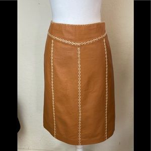 Gap vintage leather skirt 10
